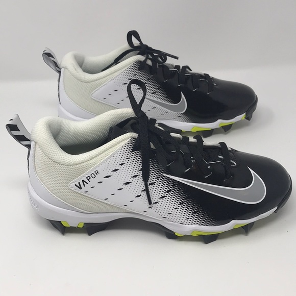 Nike Vapor Shark 3 Black White Football Cleats - Picture 5 of 10